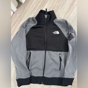 Boys North Face zip up sweatshirt size 10/12